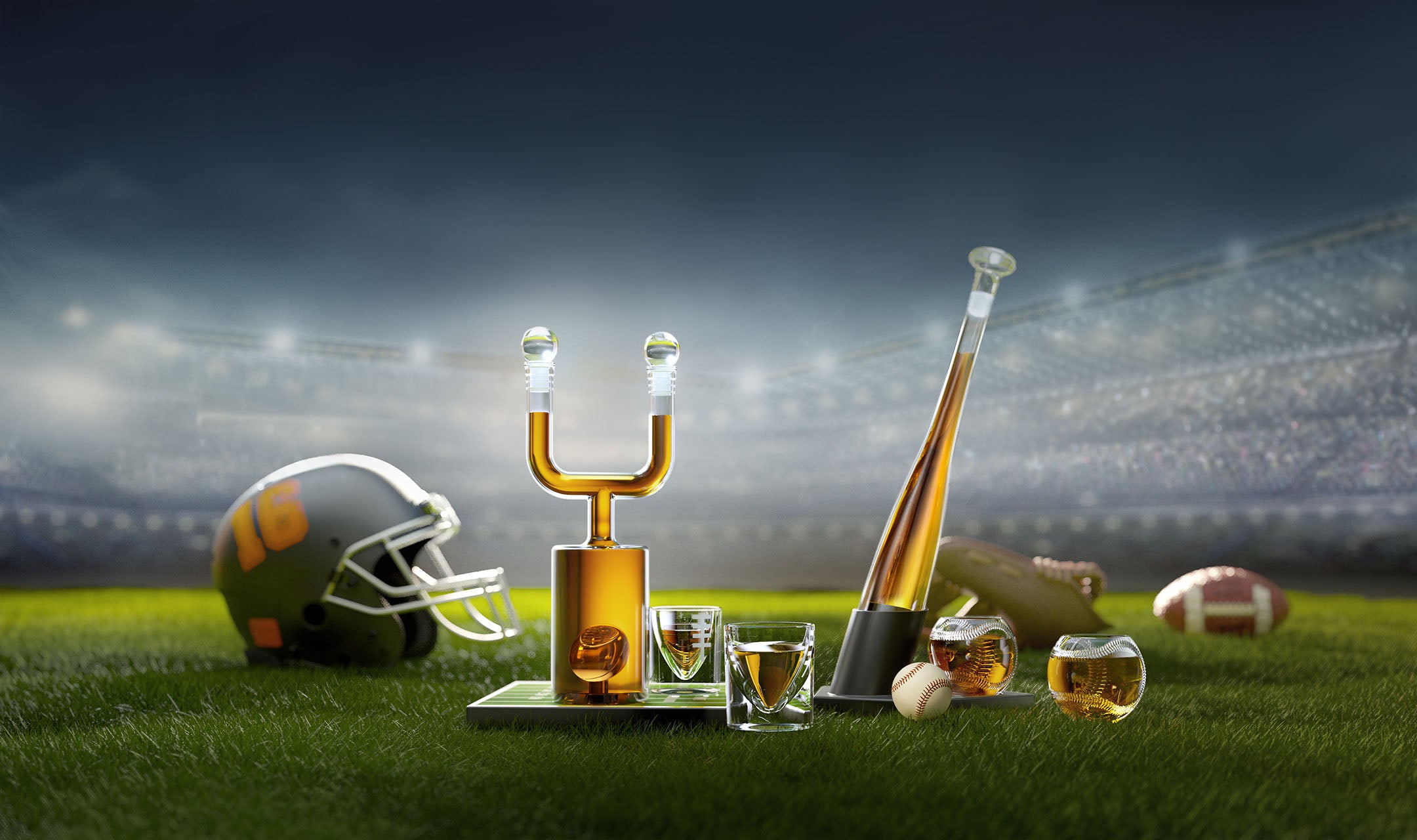Kollea whiskey decantters - Sports Series, best gift for him man